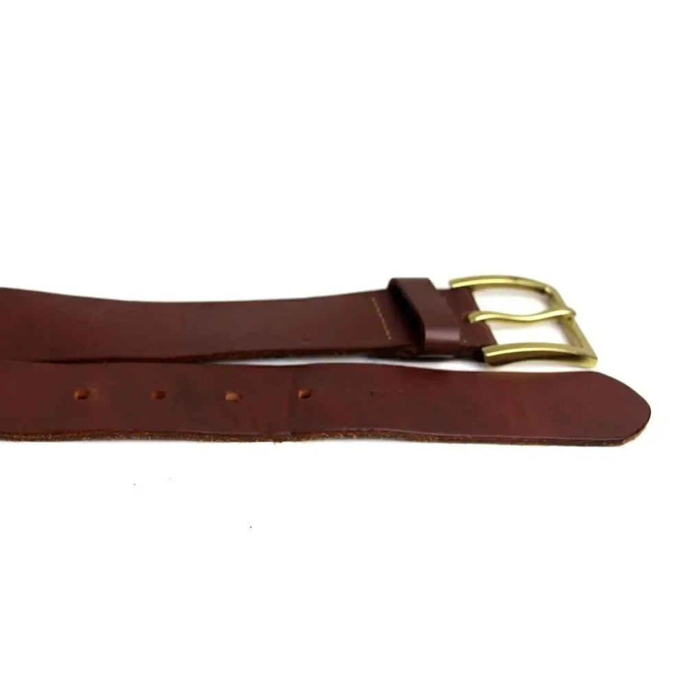 Mexico SADDLE BROWN GENUINE LEATHER 1 3/8